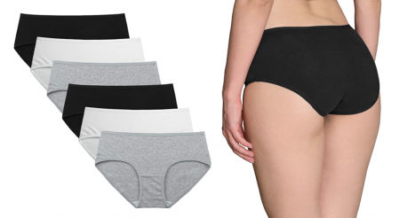 6 bragas de algodón tipo culotte Innersy