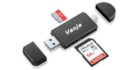 USB para móvil con lector de tarjetas SD y TF