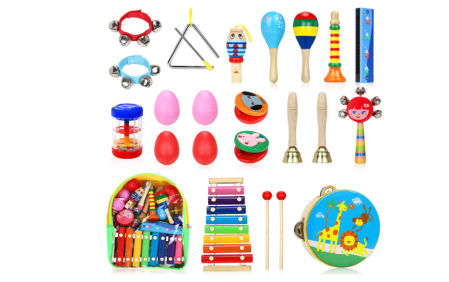 Kit de instrumentos de madera de 24 piezas