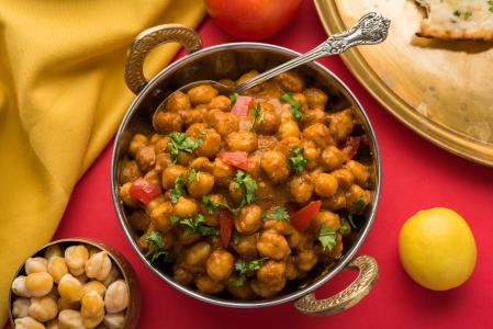 Curry de garbanzos