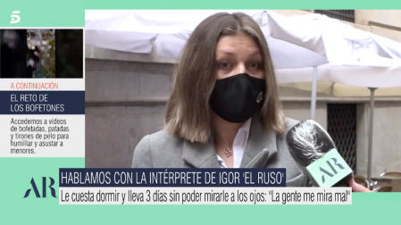 La traductora de Igor 'El Ruso' habla para 'El programa de Ana Rosa'