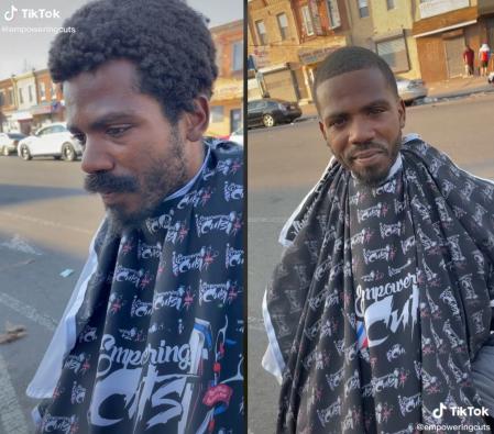 La transformación es más que sorprendente.