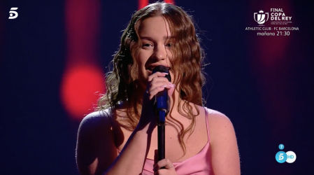 Elsa Tortonda ha interpretado ‘Al Alba’ de Luis Eduardo Aute con una sensibilidad que ha logrado emocionar a Paz Padilla