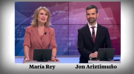 María Rey y Jon Aritztimuño, moderarán el debate electoral del 4M en Telemadrid