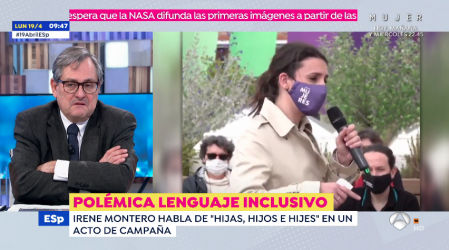 Paco Maruenda 'saca del armario' a su hija para atacar a Irene Montero