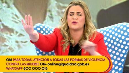 Carlota Corredera, en plena bronca con Jesús Manuel Ruíz por el caso de Rocío Carrasco