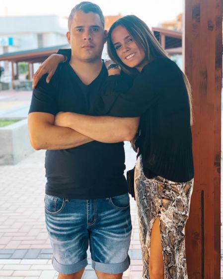 José Fernando, con su hermana Gloria Camilla en una imagen de una de sus salidas el año pasado.