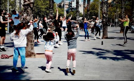 Los más pequeños también practican actividad deportiva