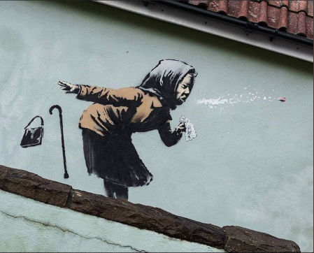 La obra de Bansky '¡Achoo!!'