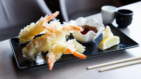 Tempura de langostinos