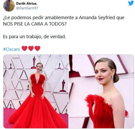 Amanda Seyfried en la alfombra roja