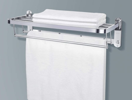 Toallero con barras y ganchos