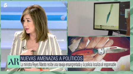 Ana Rosa Quintana revela que sufrió un episodio de amenazas en el pasado