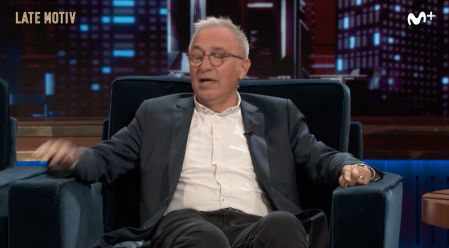 Xavier Sardà, en 'Late motiv' de Andreu Buenafuente