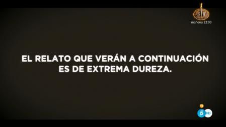Este es el mensaje que se ha podido leer antes de emitir el octavo episodio de 'Rocío Carrasco, contar la verdad para seguir viva'