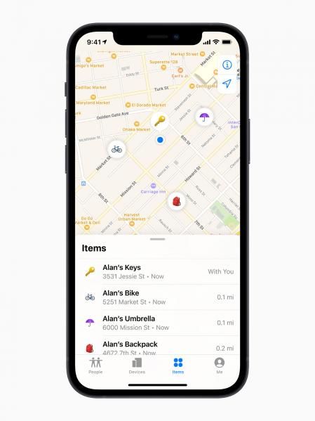 Así se localizan los objetos en la app Buscar