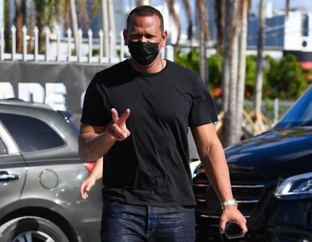 Álex Rodríguez, expareja de Jennifer López, en Miami