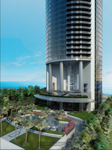 Vista de la lujosa torre, de 60 plantas.