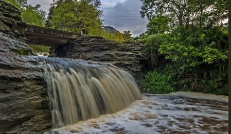 Paisaje de Santa Perpètua de Vespella, en Santa Cecília de Voltregà, Osona.