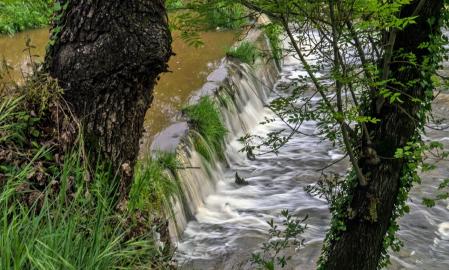 Paisaje de Santa Perpètua de Vespella, en Santa Cecília de Voltregà, Osona.