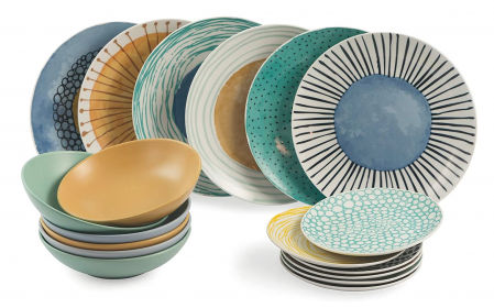Vajilla de porcelana y gres Marea de Villa d’Este Home Tivoli.