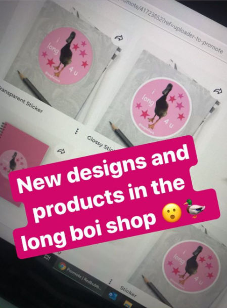 Long Boi cuenta con diferentes productos con su imagen