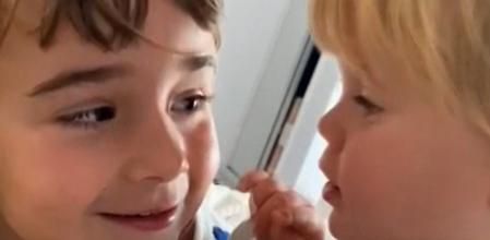 Las niñas desaparecidas en Tenerife, en una imagen de un vídeo distribuido por la madre