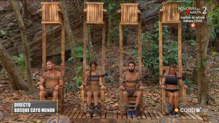 'Supervivientes 2021': Tom, Melyssa, Omar y Marta se enfrentan a la ceremonia de la salvación