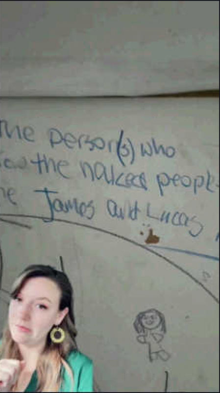 Mary con los dibujos perturbadores