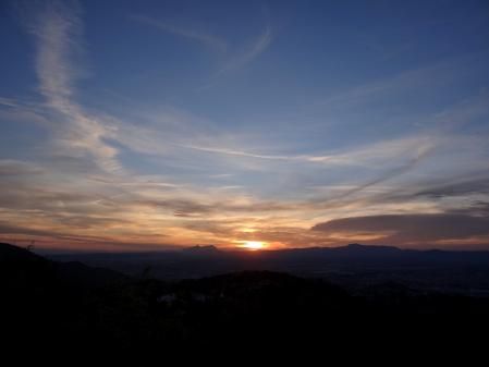 Atardecer desde Sant Fost de Campsentelles.