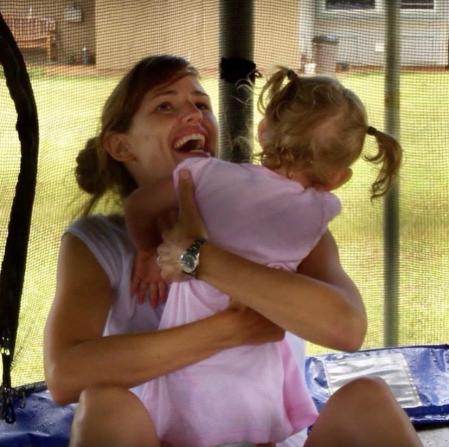 Jennifer Garner con su hija