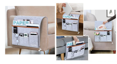 Bolsillo organizador para el sofá
