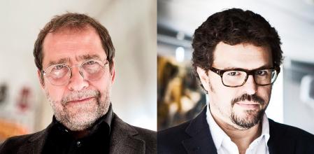 Los periodistas Pere Cullell y Enrique Figueredo, autores del podcast Dossier negro