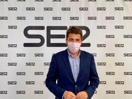 Carlos Mazón en la entrevista de la SER