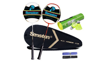 Juego de bádminton con raquetas de Carbono de Senston