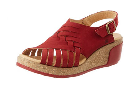 Sandalias El Naturalista Leaves con punta abierta