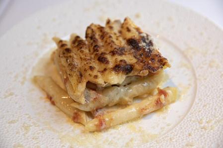 Los macarrones del cardenal, uno de los grandes clásicos de Gaig