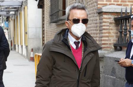 José Ortega Cano ha dado el último adiós al hijo del empresario madrileño Pedro Trapote