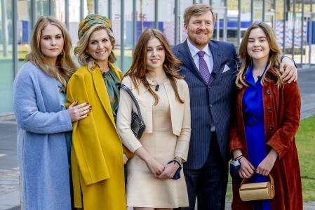 La familia real de Países bajos en una imagen de archivo.