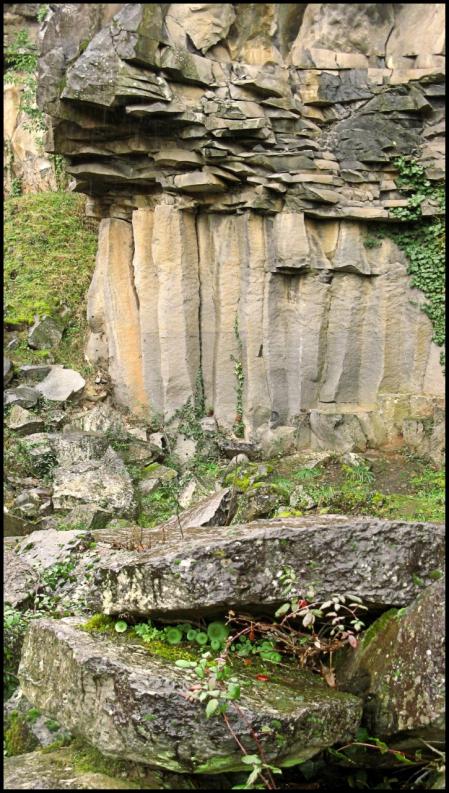 Ruta de las coladas de lava.