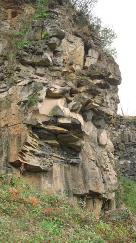 Ruta de las coladas de lava.