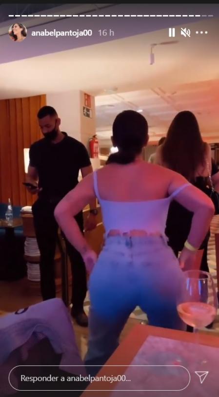 Anabel Pantoja se arranca a bailar, a pesar de las restricciones por la pandemia
