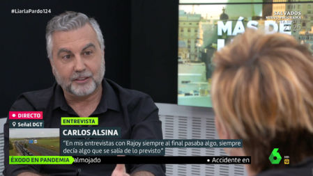 Carlos Alsina charla con Cristina Pardo en La Sexta