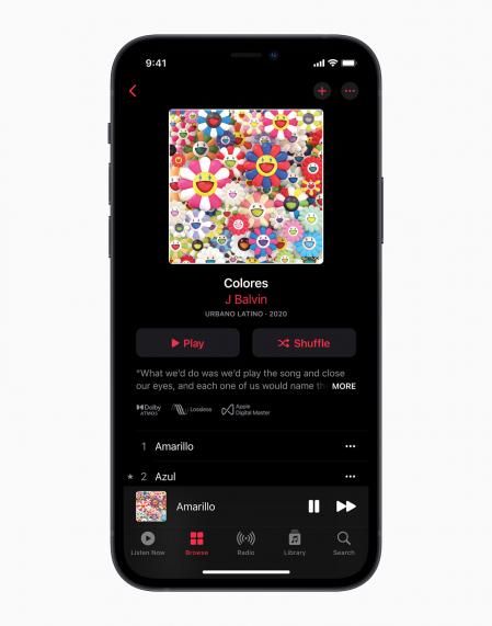 Así se verán las canciones y artistas en los formatos de mayor calidad de Apple Music