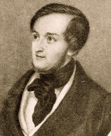 Richard Wagner, en la década de 1830.