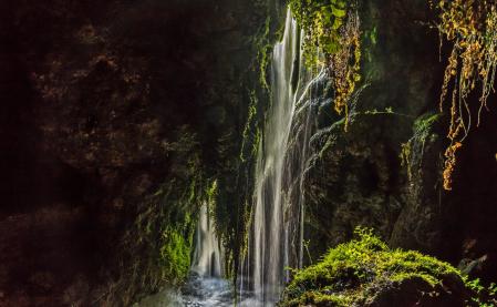La cascada de La Cabrida en El Sorreigs.