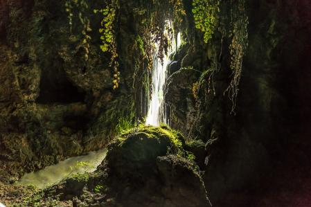 La cascada de La Cabrida en El Sorreigs.