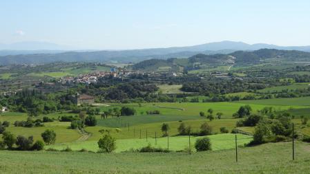 Panorámica de los alrededores de Ivorra.