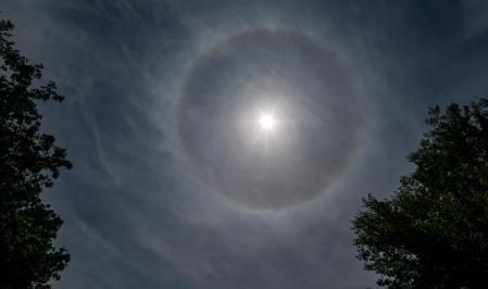 Halo solar en Vic.