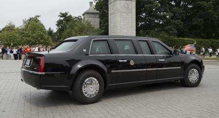 Limusina presidencial estadounidense apodada “la Bestia”.